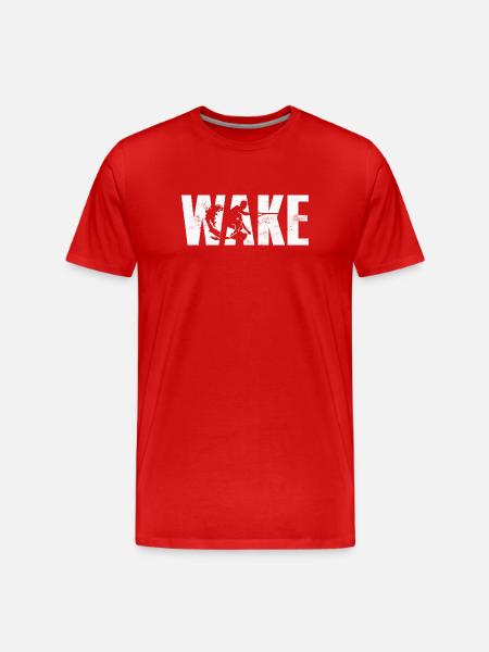 Wakeboard Wakeboarding - Men's Premium Organic T-Shirt - red
