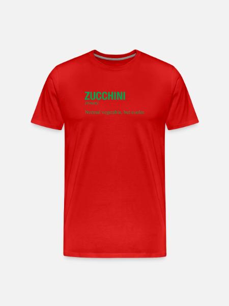 COURGETTE - T-shirt bio Premium Homme - rouge