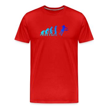 Pickleball Community Motiv rund um Pickleballsport - Männer Premium Bio T-Shirt - Rot - Vorne - Damien (186cm)