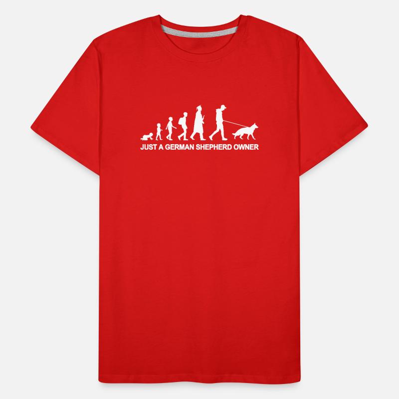 Juste un propriétaire de berger allemand T-shirt bio Premium Homme