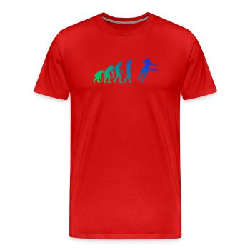 Idée de communauté Pickleball pour les fans de Pickleball - T-shirt bio Premium Homme - rouge - Devant - Damien (186cm)