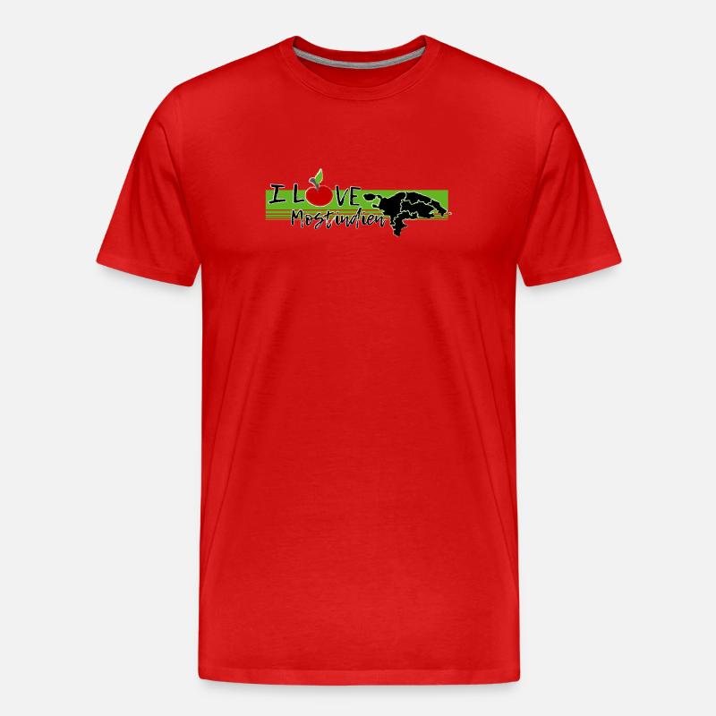 Eifach Thurgau - Männer Premium Bio T-Shirt - Rot