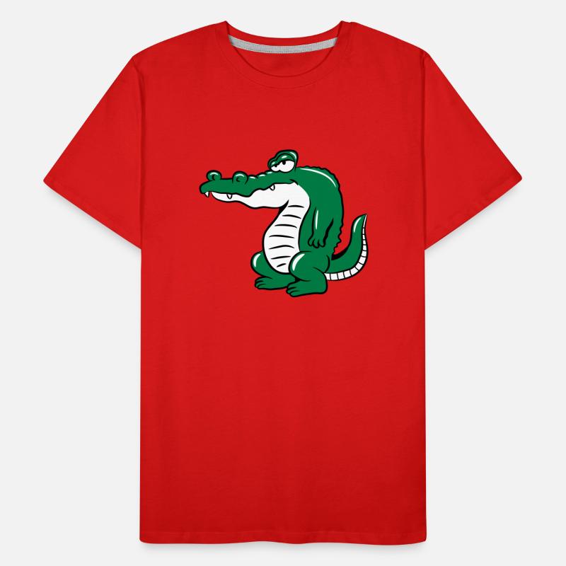 tête de crocodile T-shirt bio Premium Homme