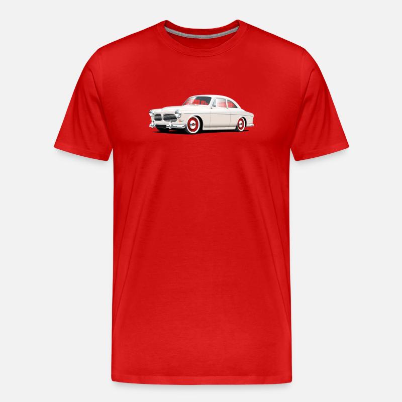 120er Serie Custom - Männer Premium Bio T-Shirt - Rot