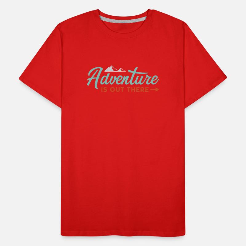 L’aventure est là-bas T-shirt bio Premium Homme