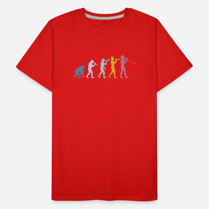 Évolution du trombone T-shirt bio Premium Homme