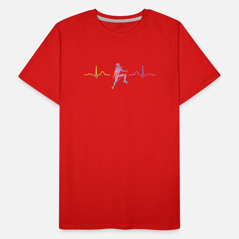 Boulderer Herzschlag Boulder Bouldern Männer Premium Bio T-Shirt