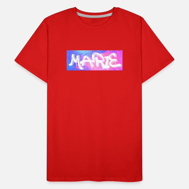 Marie Graffiti Neon Splash Männer Premium Bio T-Shirt