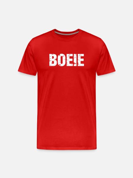 Boo. Antwerp dialect Shirts - Men's Premium Organic T-Shirt - red