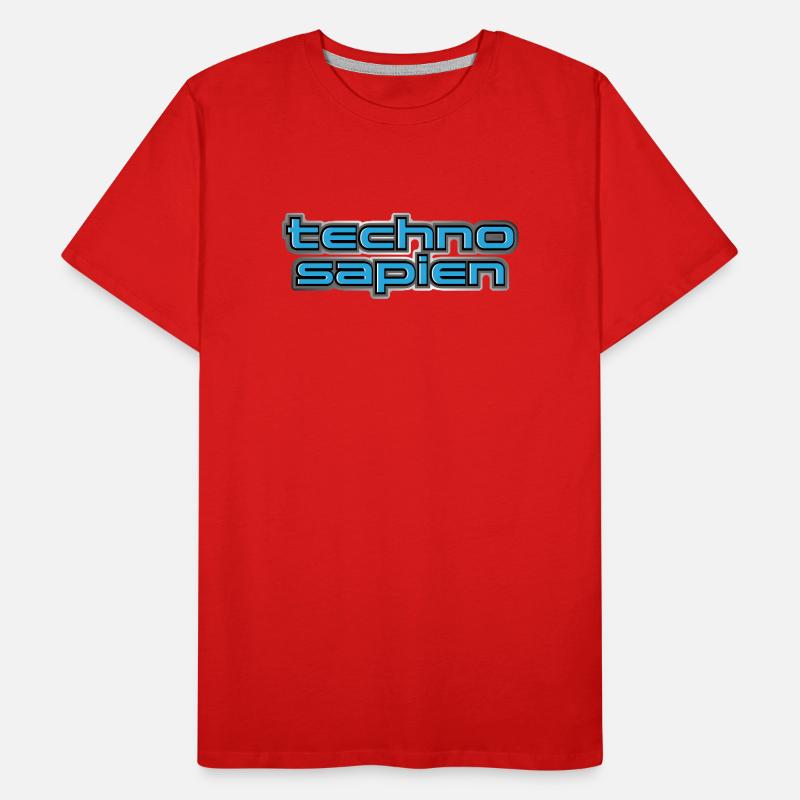 Techno Sapien Männer Premium Bio T-Shirt