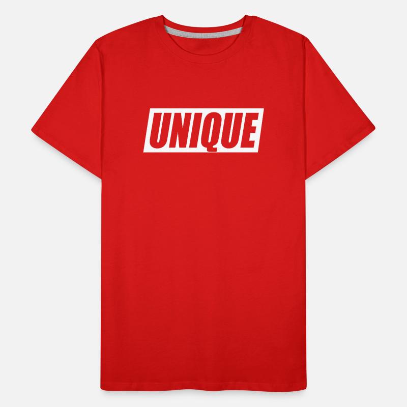 unique unique unique self-worth unique Men's Premium Organic T-Shirt