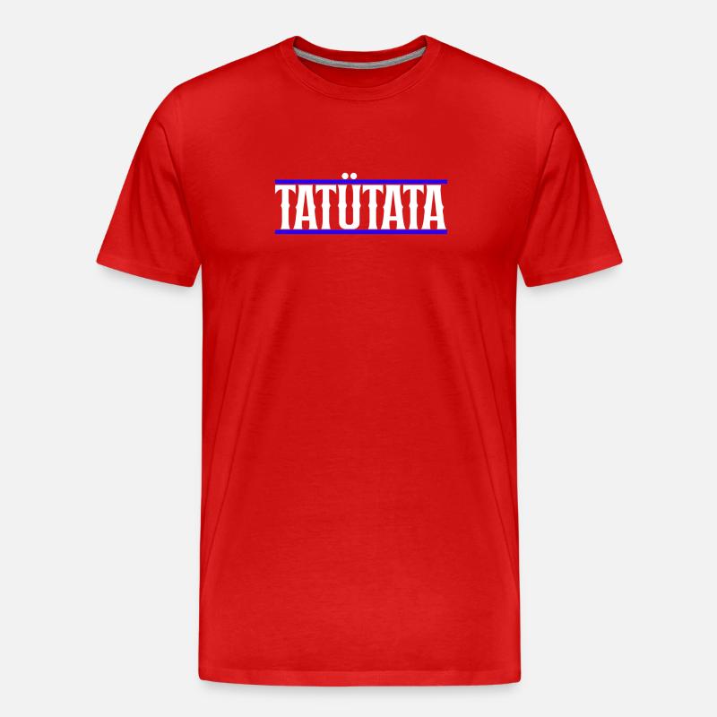 Tatuetata_- - Männer Premium Bio T-Shirt - Rot
