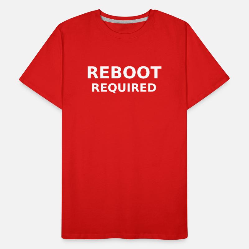 REDÉMARRAGE NÉCESSAIRE T-shirt bio Premium Homme