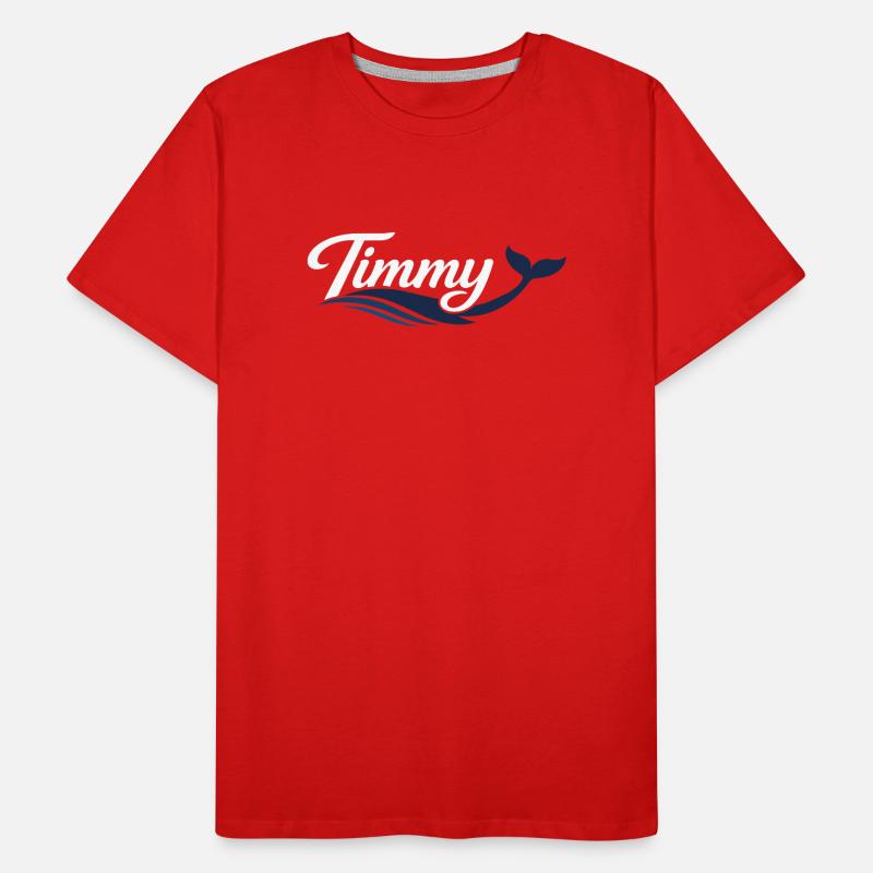 Timmy Wal - Typographie T-shirt bio Premium Homme