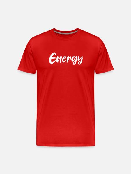 Energy: Positive, in a good mood - Men's Premium Organic T-Shirt - red