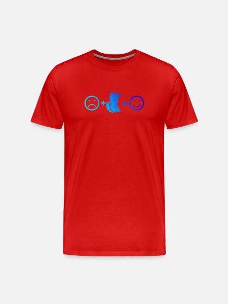 Cool motocross inspiration - Men's Premium Organic T-Shirt - red