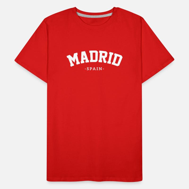 Madrid : Conception du logo de la capitale T-shirt bio Premium Homme