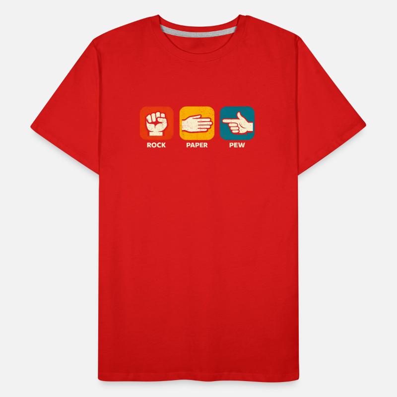 Pierre, Banc de Feuille, Arme Drôle, 2e Annexe Constitutionnelle T-shirt bio Premium Homme