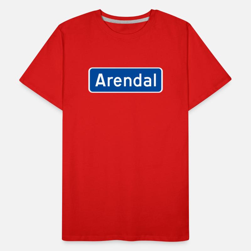 Arendal Männer Premium Bio T-Shirt