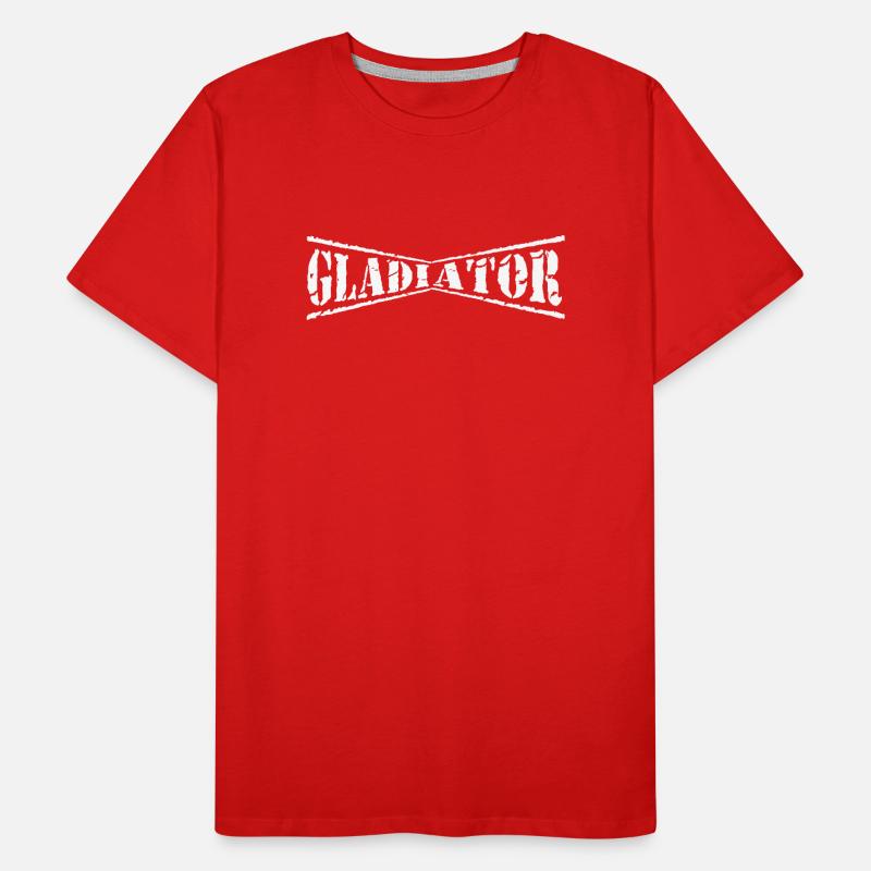 gladiator mma combat guerrier coup de poing combat T-shirt bio Premium Homme