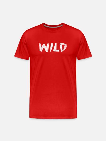 WILD ! - T-shirt bio Premium Homme - rouge