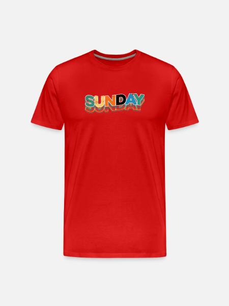 Dimanche - T-shirt bio Premium Homme - rouge