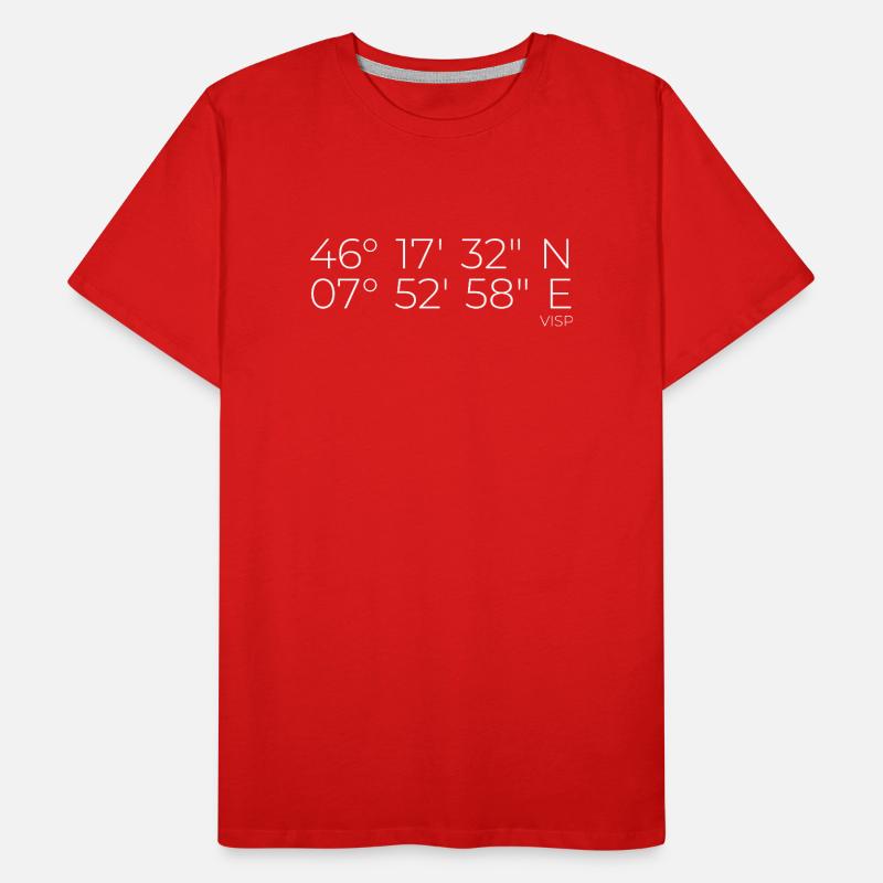 Coordonnées Viège T-shirt bio Premium Homme
