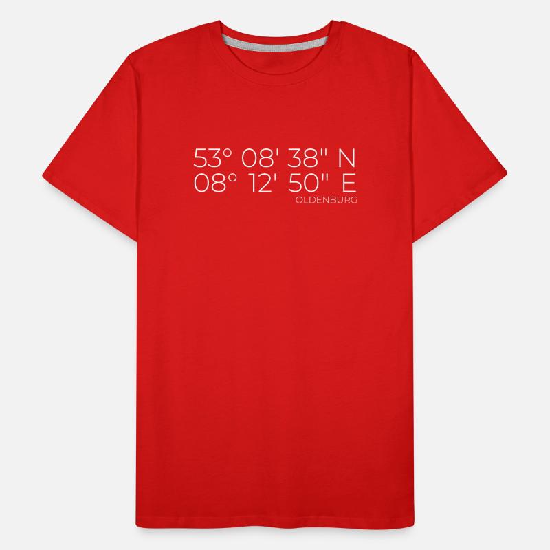 coordinates Oldenburg Men's Premium Organic T-Shirt