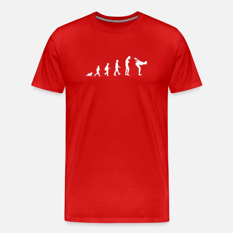 Evolution to Float - Men's Premium Organic T-Shirt - red