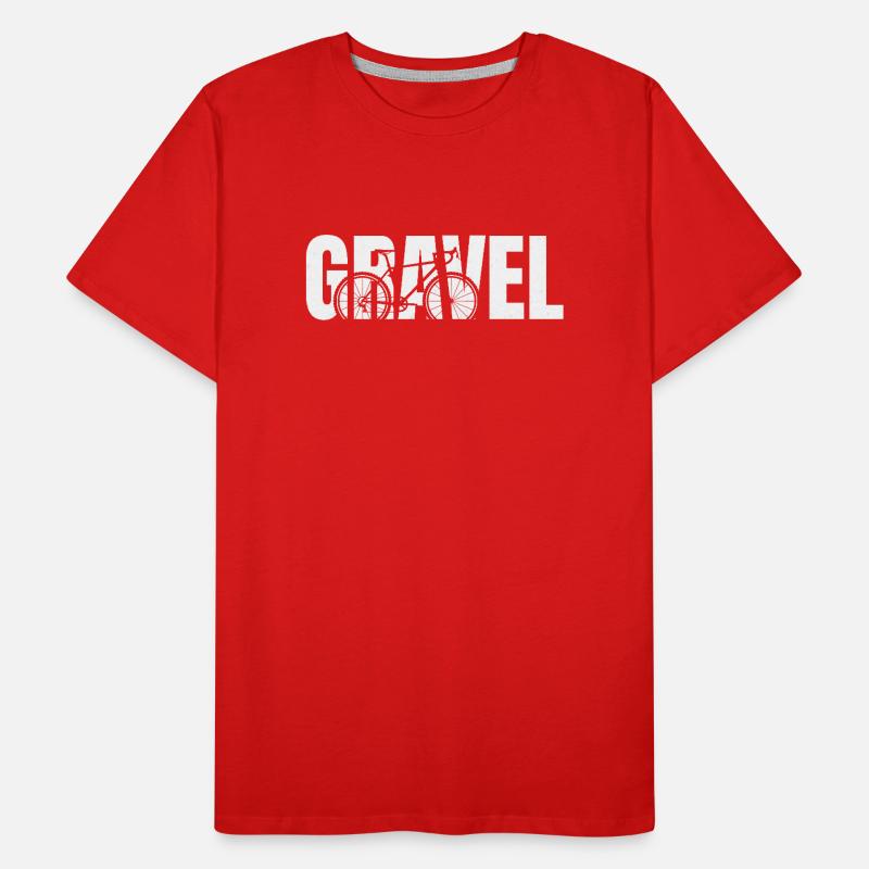 Typographie du gravier T-shirt bio Premium Homme
