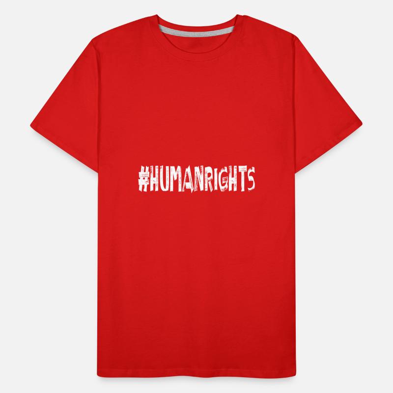 Stop AfD against right-wing democracy Diversity Men's Premium Organic T-Shirt
