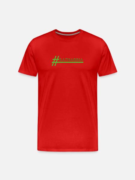 Gift for Katharina - Men's Premium Organic T-Shirt - red