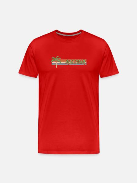 Sun Ascona - T-shirt bio Premium Homme - rouge
