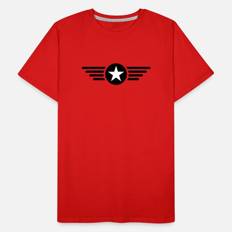 Ich bin ein Stern mit Flügel  Männer Premium Bio T-Shirt