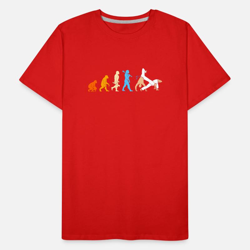 Capoeira Evolution Männer Premium Bio T-Shirt
