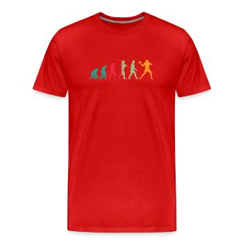 Football américain - T-shirt bio Premium Homme - rouge - Devant - Damien (186cm)