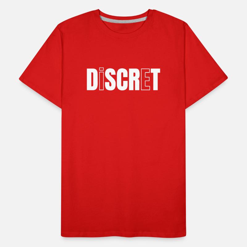 DISCREET! Men's Premium Organic T-Shirt