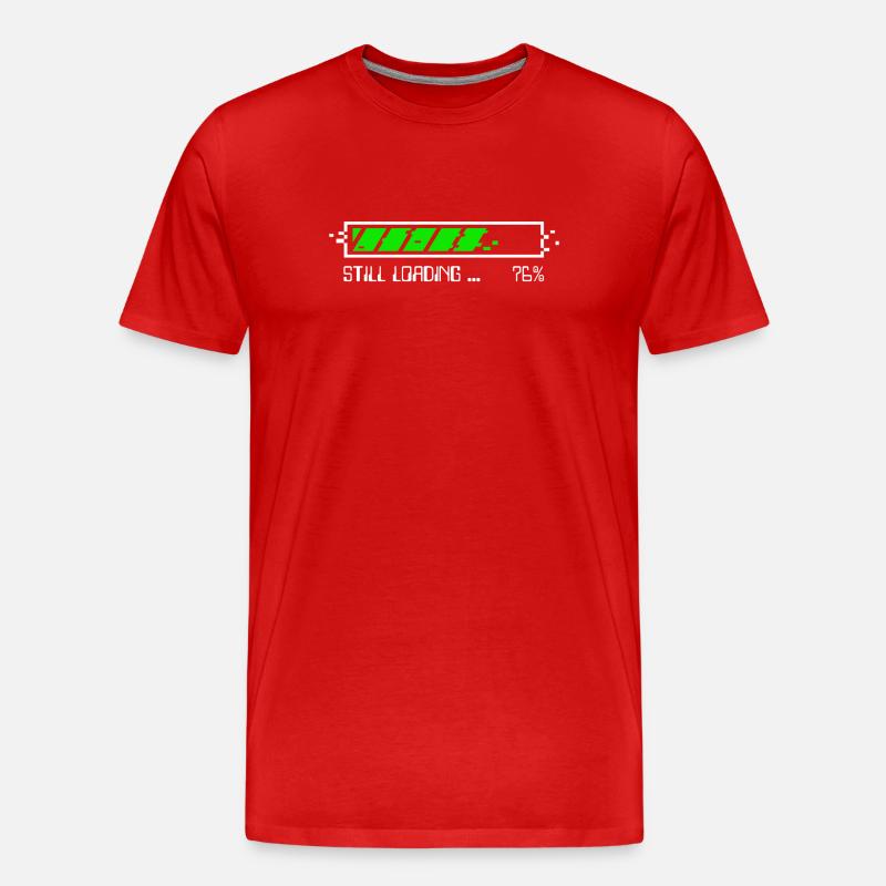 Still Loading – Patience Gamer - BLC - T-shirt bio Premium Homme - rouge