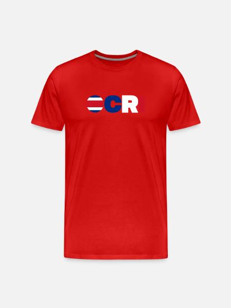 Costa Rica - T-shirt bio Premium Homme - rouge