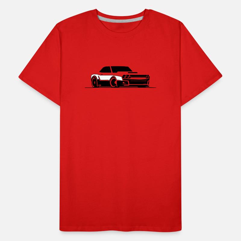 Challenger SRT Hellcat T-shirt bio Premium Homme