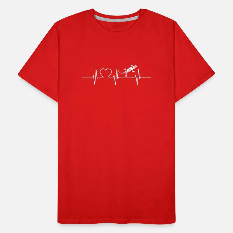 Feuersalamander Salamander Männer Premium Bio T-Shirt