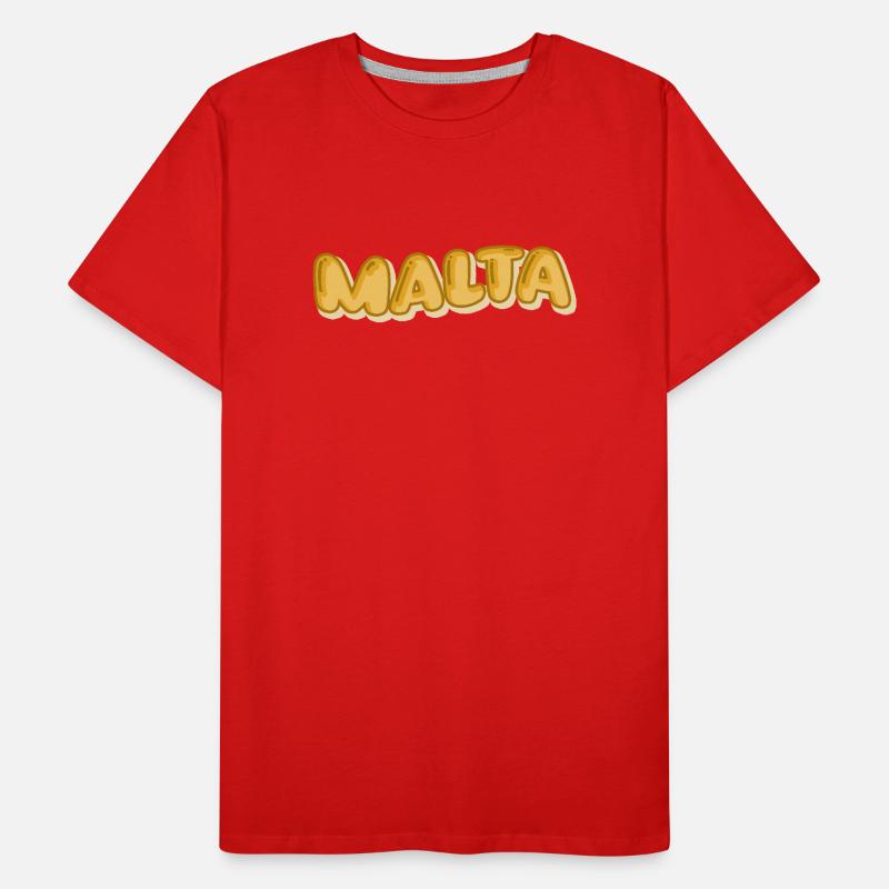 Comic Malta Männer Premium Bio T-Shirt