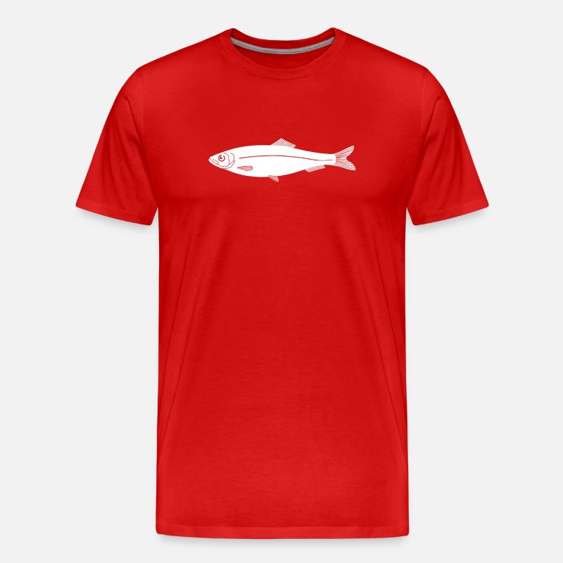 Sprotte - Männer Premium Bio T-Shirt - Rot