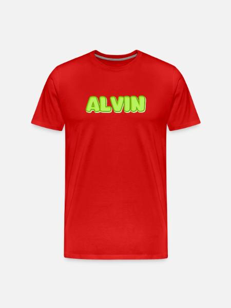 Gift for Alvin - Men's Premium Organic T-Shirt - red