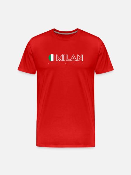 Milan - T-shirt bio Premium Homme - rouge