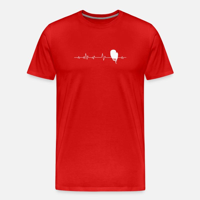 Boxen Boxer Boxerin - Männer Premium Bio T-Shirt - Rot
