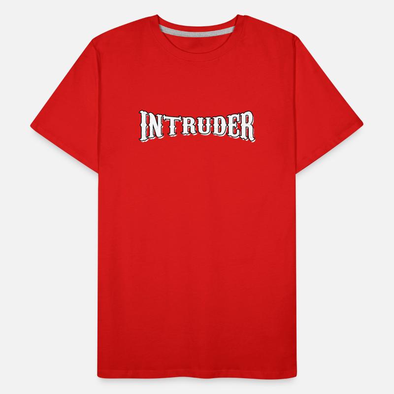 intrus hacker intrus clan sticker ordinateur T-shirt bio Premium Homme