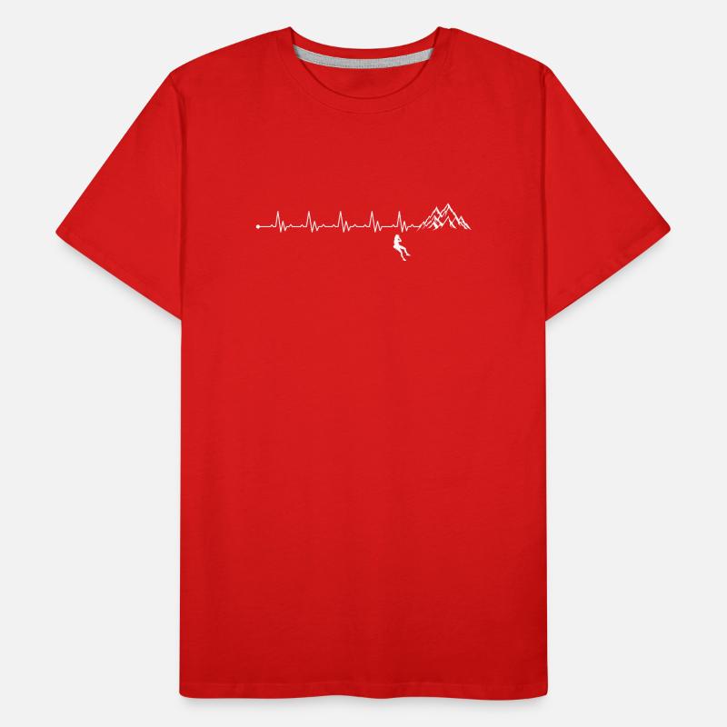 Trek de l’astronaute Crête alpine T-shirt bio Premium Homme