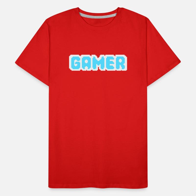 Gamer Pixel T-shirt bio Premium Homme
