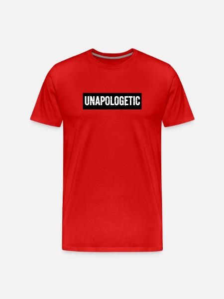 Unapologetic Authentics - Men's Premium Organic T-Shirt - red